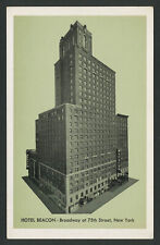 New York City NY: c.1940s-50s Postcard HOTEL BEACON, Broadway at 75th Street picture