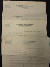 3 Letters 1910 Williams Taylor Nash To Military FW Schumacher Troop B        HG8 picture