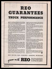1935 REO Motor Car Company Lansing Michigan Truck Performance Vintage Print Ad picture