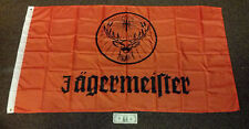 Jägermeister Large 3' x 5' Orange Flag - Never Opened - Banner - Backdrop - NEW picture