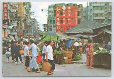 Hong Kong~Market Existing In The Open Street~Stalls Of Produce~Continental PC picture