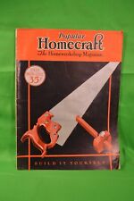 Vintage 1931,Nov,Dec Popular Homecraft Homeworkshop Magazine,Build it Yourself picture