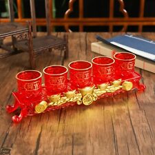 5pcs/set Offering Cup Buddhist Holy Water Cup Buddha Plastic Water Supply Cup picture