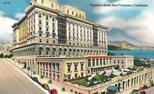 Postcard CA San Francisco California Fairmont Hotel Linen Vintage PC J3696 picture