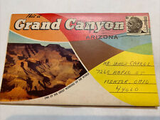 Vintage POSTCARD FOLDER Folding GRAND CANYON NATIONAL PARK ARIZONA AZ 12 Views picture