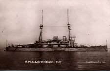 RPPC Photo British Royal Navy HMS Lord Nelson picture