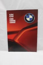 BMW K75 & K100 Brochure  1985 (English text) picture
