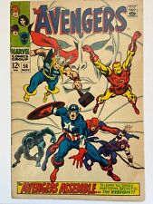 Avengers 58, 1968, KEY- Origin of Vision picture