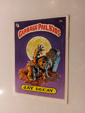1985 Topps Garbage Pail Kids GPK Original Series 1 5b Jay Decay  OS1 Vintage picture