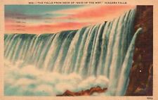 Vintage Postcard 1949 Falls from Deck of Maid of the Mist Niagara Falls New York picture