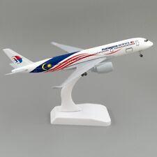 19cm Aircraft Malaysia Airlines Airbus A350 with Wheel Alloy Plane Model Toy picture