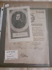 Le Fevre French Revolution Signed Document picture