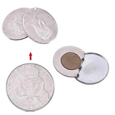 Magic Trick Gimmick Half Dollar Magnetic Flipper Coin Close Up Magician Tool T11 picture