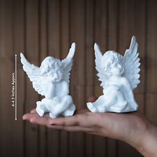 Set of 2-3 Cherub Angel Statue NEW Figurine PolyResin Statue Figurine Decor picture