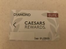 CAESARS CAESAR'S TOTAL REWARDS DIAMOND  ELITE PLAYERS CLUB CARD FEMALE NAME 2025 picture
