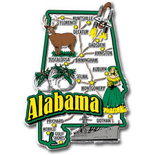 Alabama Jumbo State Magnet by Classic Magnets picture