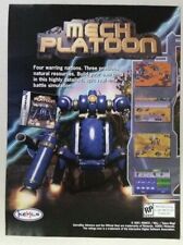 2001 MECH PLATOON ~ Vintage Video Game PRINT AD Game Boy Advance picture