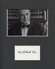 Archibald Cox US Solicitor General Watergate Rare Signed Autograph Photo Display picture