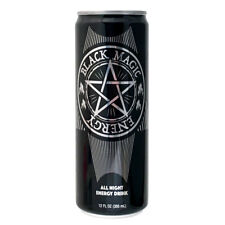 Black Magic Sweet Liquid Energy Drink 12 oz Illustrated Can SEALED picture