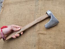 ANTIQUE VINTAGE HAND FORGED BEARDED AXE CAMPING BUSHCRAFT HATCHET TOMAHAWK picture