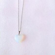A God Sleeping Natural Quartz Opal Crystal Love Pendant Reiki Necklace Gemstones picture
