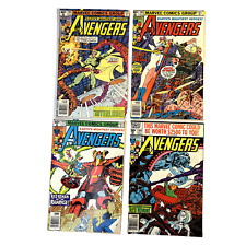 AVENGERS Vol 1 #194, 195, 198 & 199 (1980) Lot of 4 Low-Mid Grade Marvel Comics picture