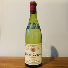 Vosne Romanee RARE 1969 Vintage Empty Bottle Clos Vougeot Jean Grivot Bourgogne picture