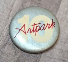 Vintage Pin Badge Button ARTPARK 10 Silver  picture