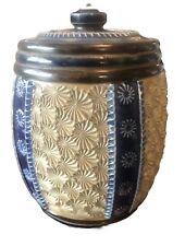 Antique 1800’s Royal Doulton Lambeth glazed Tobacco Jar picture