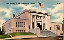 Montgomery AL-Alabama, State Judiciary Building, Vintage Postcard picture