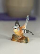 Exquisite Vintage Staffordshire Porcelain Chaffinch Bird Figurine - picture
