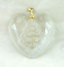 Our First Christmas Together Christmas Ornament Newlywed Holiday NOT DATED picture