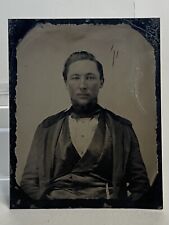 Antique Victorian Old Tintype Photo Man picture