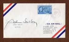 JOHN SELBY Author EDITOR-IN-CHIEF Rinehart & Co. SIGNED 1947 FDR POSTAL COVER picture