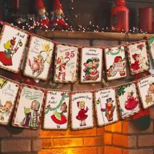 Vintage Style Christmas Banner Decorations Traditional Vintage Victorian Style picture