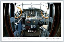 Cockpit of Jenker JU-52 4x6 Postcard picture