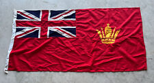 Vintage Wool Hand Sewn British House Lords Yacht Club Flag Ensign Royal RARE picture