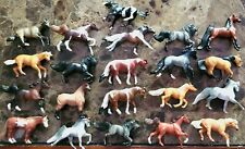 Lot Of 21 Miniature Plastic Horses 1 1/2