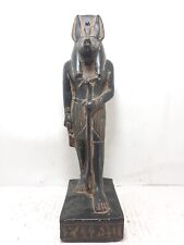 RARE ANCIENT EGYPTIAN ANTIQUE Statue God Anubis With Key Of Life Stone picture