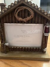 4 x 6 Rustic Fishing Angler Fisherman picture frame by sonoma. picture