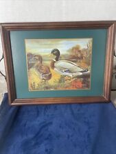Beautiful Vintage Pimpernel Wood Decor Serving Tray England Ducks Art picture