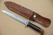 EXCELLENT WWII WESTERN L77 FIGHTING KNIFE W/ORIGINAL SHEATH picture