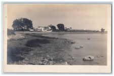 c1905 Home Residence Shoreline View Rowley Ipswich MA RPPC Photo Postcard picture