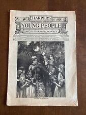 Antique Victorian 1881 Harpers Young People Dec 13 Volume III New York 1800's picture