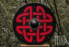 Wood & Metal Medieval Viking Round Decorative Handcrafted Viking Shield 24