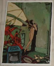 Paul Pope postcard mini-print 1993 THOUGHT CONFRONTS THE WALL OF FEAR THB picture