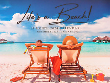 Life's a Beach 2024 to Jan '25 15-Month WALL CALENDAR Hawaii Tropic Surf & Dive picture