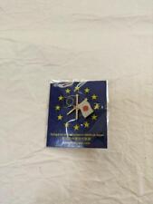 Eu European Union Flag And Japanese Pin Badge Delegation Of The To Japan picture