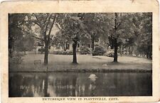 Picturesque View in Plantsville Conneecticut Postcard Posted 1927 picture