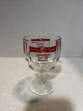 Vintage Johnny’s United Shows Fair Carnival Footed Glass Big Hearted Jerry picture